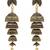Indian wedding bollywood peacock multi layered jhumka earrings for women (gold)