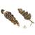Indian wedding bollywood peacock multi layered jhumka earrings for women (gold)