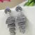 Ethnic silver oxidized indian wedding bollywood multi layered peacock design jhumka earring for women 
