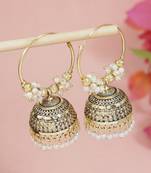 Indian wedding bollywood style jhumka earrings for women 