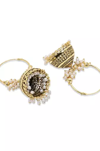 Indian wedding bollywood style jhumka earrings for women 