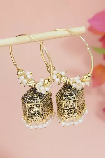 Indian wedding bollywood jhumka earrings for women 