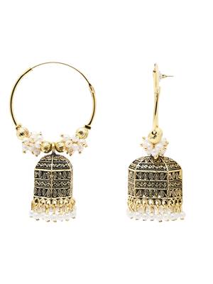 Indian wedding bollywood jhumka earrings for women  3