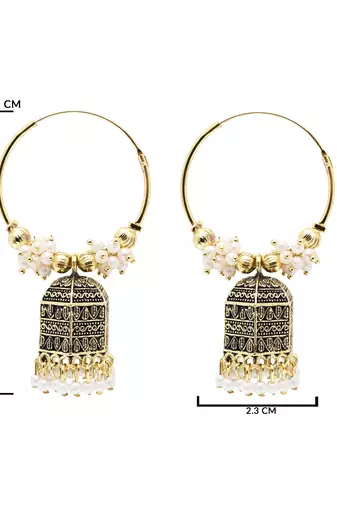 Indian wedding bollywood jhumka earrings for women 