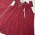 Maroon pure roman shimmar chanderi silk with beads work anarkali suit