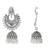 Ethnic silver oxidized indian wedding bollywood boho jhumka earrings for women (e3294ox)