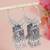 Ethnic silver oxidized indian wedding bollywood boho jhumka earrings for women (e3295ox)