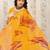 Musturd color art silk solid kurti pant with orgenza digital print dupatta