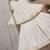 Offwhite mal chanderi with mirror & hand work sharara suit