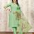 Pista color art silk solid kurti pant with orgenza digital print dupatta