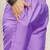 Purple color art silk solid kurti pant with orgenza digital print dupatta