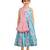 Jbn creation girls' aqua anarkali and dupatta set