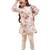 Jbn creation girls' cream kurta and pant set