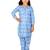 Jbn creation girls' aqua blue kurta and pant set