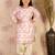 Jbn creation girls' multicolor-base-white kurta and patiala set