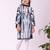 Jbn creation girls' black and white kurta, leggings & dupatta set