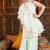 Jbn creation girls' mint green kurta, palazzo and dupatta set