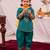 Jbn creation girls' green kurta and patiala set