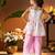 Jbn creation girls' multicolour kurta palazzo set