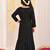 Jbn creation girls' black kurta and sharara set