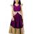 Jbn creation girls' purple lehenga set