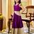 Jbn creation girls' purple lehenga set