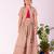 Jbn creation girls' mint green and red lehenga set