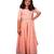 Jbn creation girls' pink lehenga set