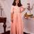 Jbn creation girls' pink lehenga set