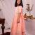 Jbn creation girls' pink lehenga set