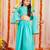 Jbn creation girls' aqua lehenga set