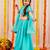 Jbn creation girls' aqua lehenga set