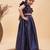 Jbn creation girls' navy blue lehenga set