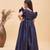 Jbn creation girls' navy blue lehenga set