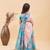 Jbn creation girls' aqua lehenga set