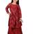 Jbn creation girls' maroon lehenga set