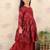Jbn creation girls' maroon lehenga set