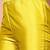Lemon color art silk embroidered kurti pant with orgenza digital print dupatta