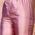 Peach color art silk embroidered kurti pant with orgenza digital print dupatta