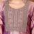 Peach color art silk embroidered kurti pant with orgenza digital print dupatta