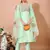 Pista color art silk blend embroidered kurti pant with orgenza digital print dupatta