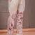 Off white printed cotton flex co-ord set