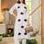 White embroidered cotton co-ord set