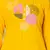 Yellow embroidered cotton kurta and pant set
