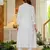 White embroidered cotton co-ord set