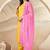 Yellow color polyester cotton kurti pant & printed dupatta
