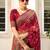 multicolor dola silk zari border and pallu work  saree