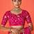 shaded multi color faux chiffon silver zari border work  saree