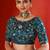 shaded multi color faux chiffon silver zari border work  saree