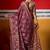 maroon brasso border work saree